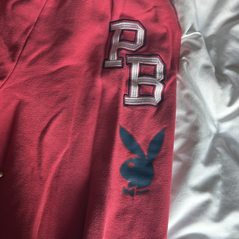 Playboy red joggers (S) - Picture 3 of 4